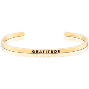 New Gold “Gratitude” MantraBand